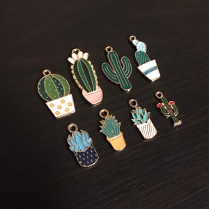 Cactus Charm, Charms and Pendants, Cactus Pendant, Plant Charm, Saguaro Charm, Agave Charm, Aloe Charm, Wholesale