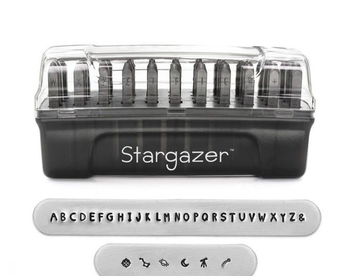 Stargazer Lettering Impressart Signature Stargazer Letter Stamps, Uppercase, 2mm, Metal ...