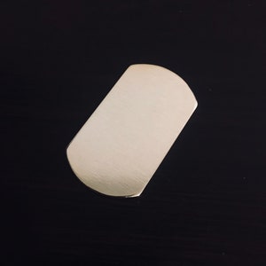 2&quot; Dog Tag Stamping Blanks, Raw Aluminum Blanks, Hand Punched Blanks, Wholesale Blanks Qty 5-100