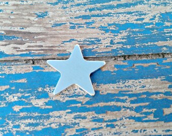 1" Star Stamping Blanks, Raw Aluminum Blank, Star Blanks, Hand Punched Blanks, Wholesale Blanks, Qty 5-100