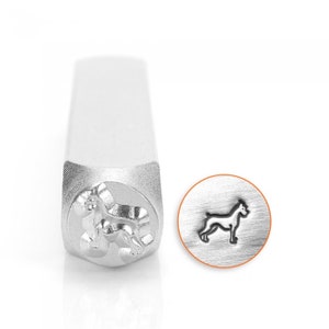 ImpressArt Boxer Metal Stamp Design, 6mm, Metal Stamp, Steel Stamp Design, ImpressArt Design, Stamping Supplies