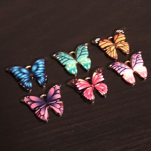 Butterfly Charm, Charms and Pendants, Butterfly Pendant, Bug Charm, Insect Pendant, Girl Charm, Wholesale