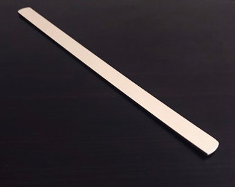 3/8" x 6" Armbandsmanschettpräglingsämne, Polerade aluminiumämnen, Handstansade ämnen, Partihandelsämnen Antal 5-100