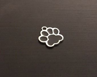 Charme d’impression de pattes, Charms et pendentifs, Pendentif pour chien, Pendentif pour chat, Charme pour animaux de compagnie, Charme pour animaux, Vente en gros