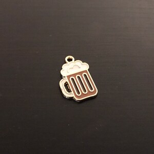 Beer Charm, Charms and Pendants, Beer Mug Pendant, Alcohol Charm, Brewery Charm, Wholesale
