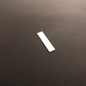 1/4&quot; x 1&quot; Rectangle Stamping Blanks, Raw Aluminum Blanks, Hand Punched Blanks, Wholesale Blanks Qty 5-100