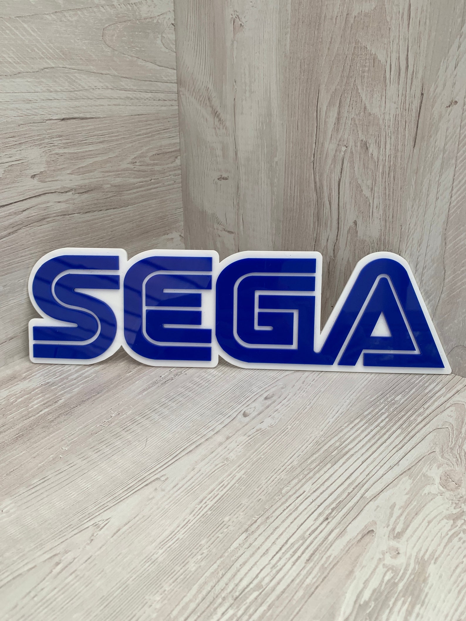 3D Acrylique R tro Gaming Signe  SEGA Etsy