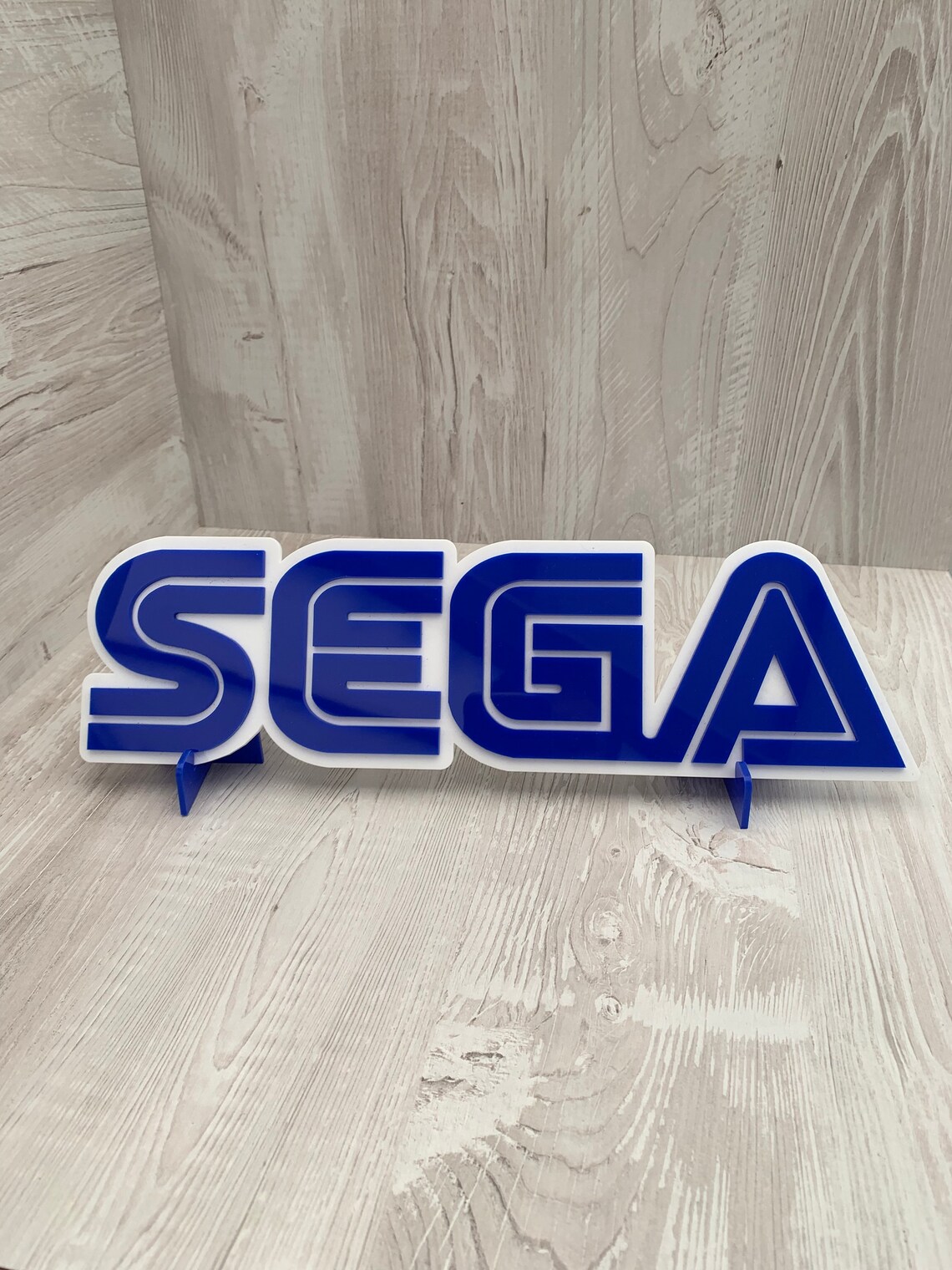3D Acrylique R tro Gaming Signe  SEGA Etsy