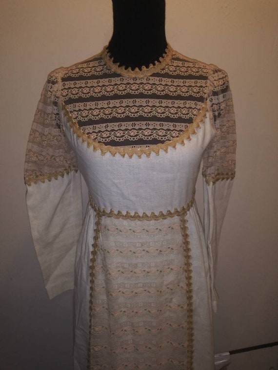 1960s Gunne Sax of California-Bohemian-Country wed