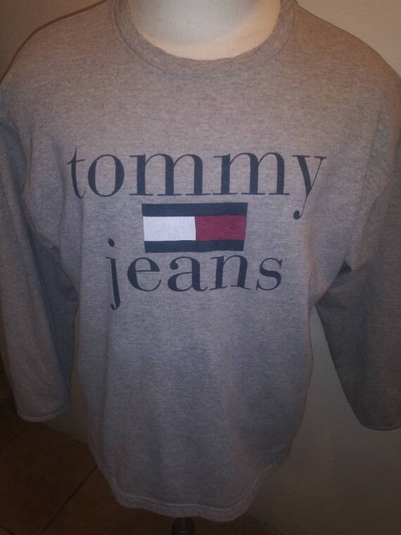 tommy grey sweatshirt