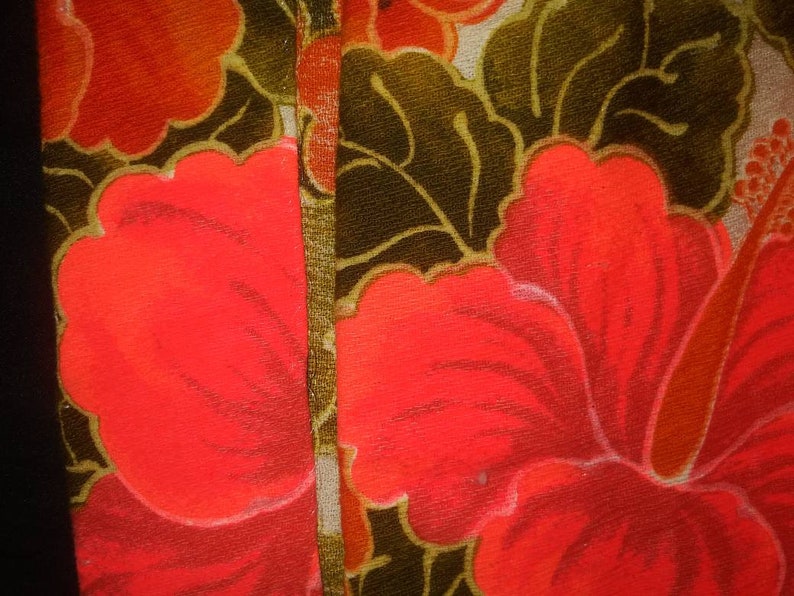 Bright Hibiscus* Hawaii Dress* Ui-Maikai Hawaiian floral *maxi dress*Tiki Dress* Luau Dress