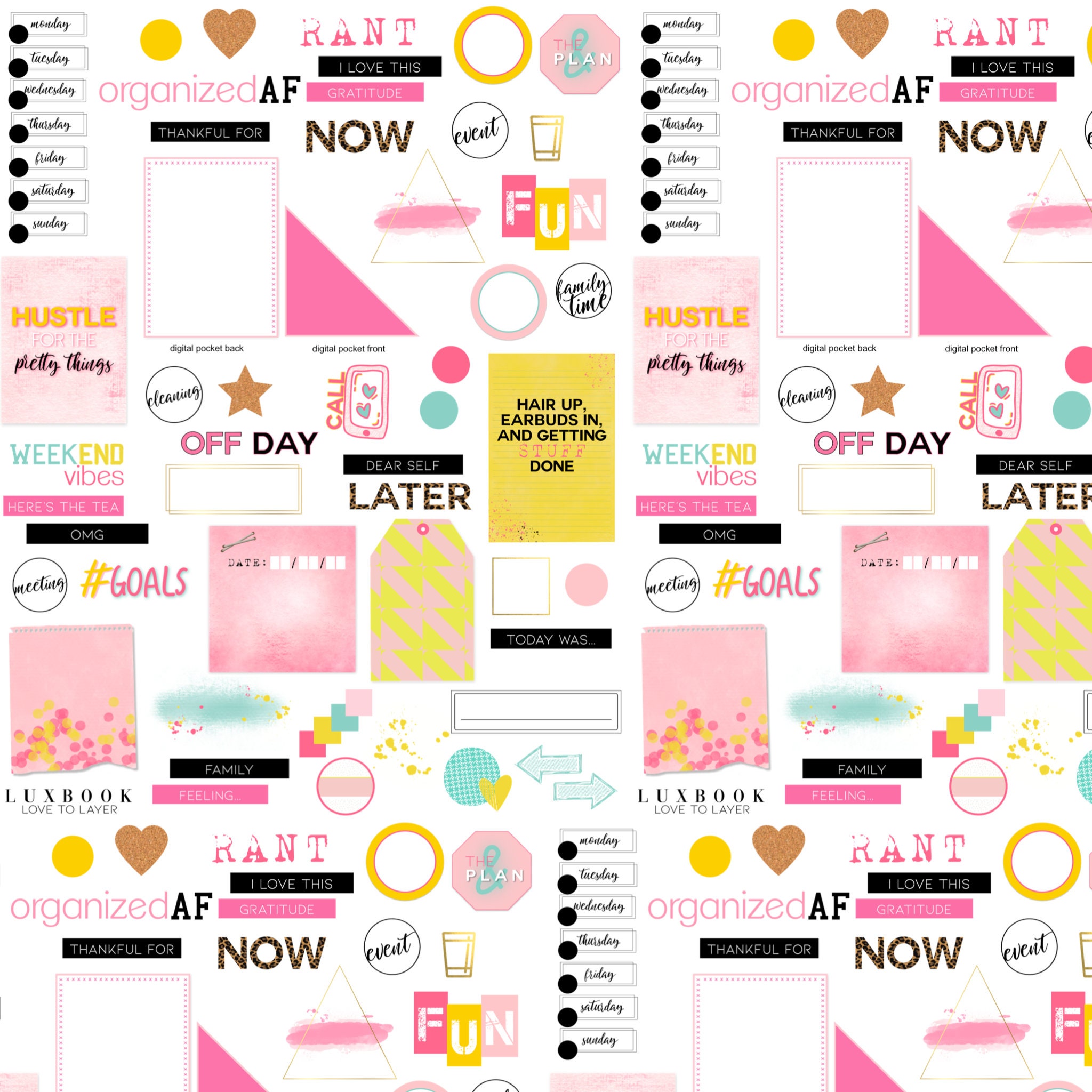 The Love to Layer Collection by Luxbook, Goodnotes Stickers, Digital ...