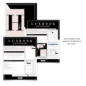 The Luxe Sticker Book by LuxBook, Digital Stickers, Planner Sticker Book, Digital Sticker Book, Goodnotes image 6