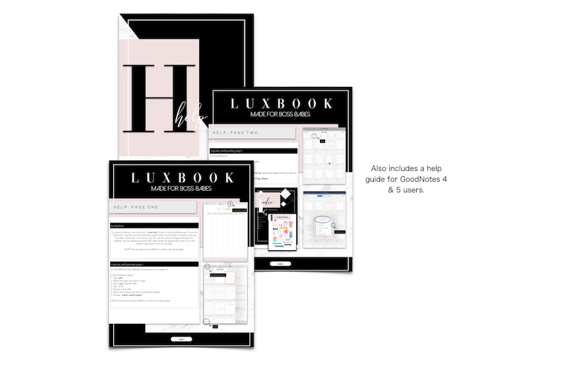 The Luxe Sticker Book by LuxBook, Digital Stickers, Planner Sticker Book, Digital Sticker Book, Goodnotes image 6