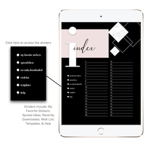 The Luxe Sticker Book by LuxBook, Digital Stickers, Planner Sticker Book, Digital Sticker Book, Goodnotes image 2