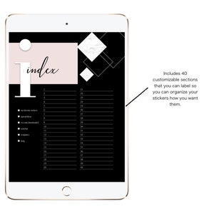 The Luxe Sticker Book by LuxBook, Digital Stickers, Planner Sticker Book, Digital Sticker Book, Goodnotes image 3