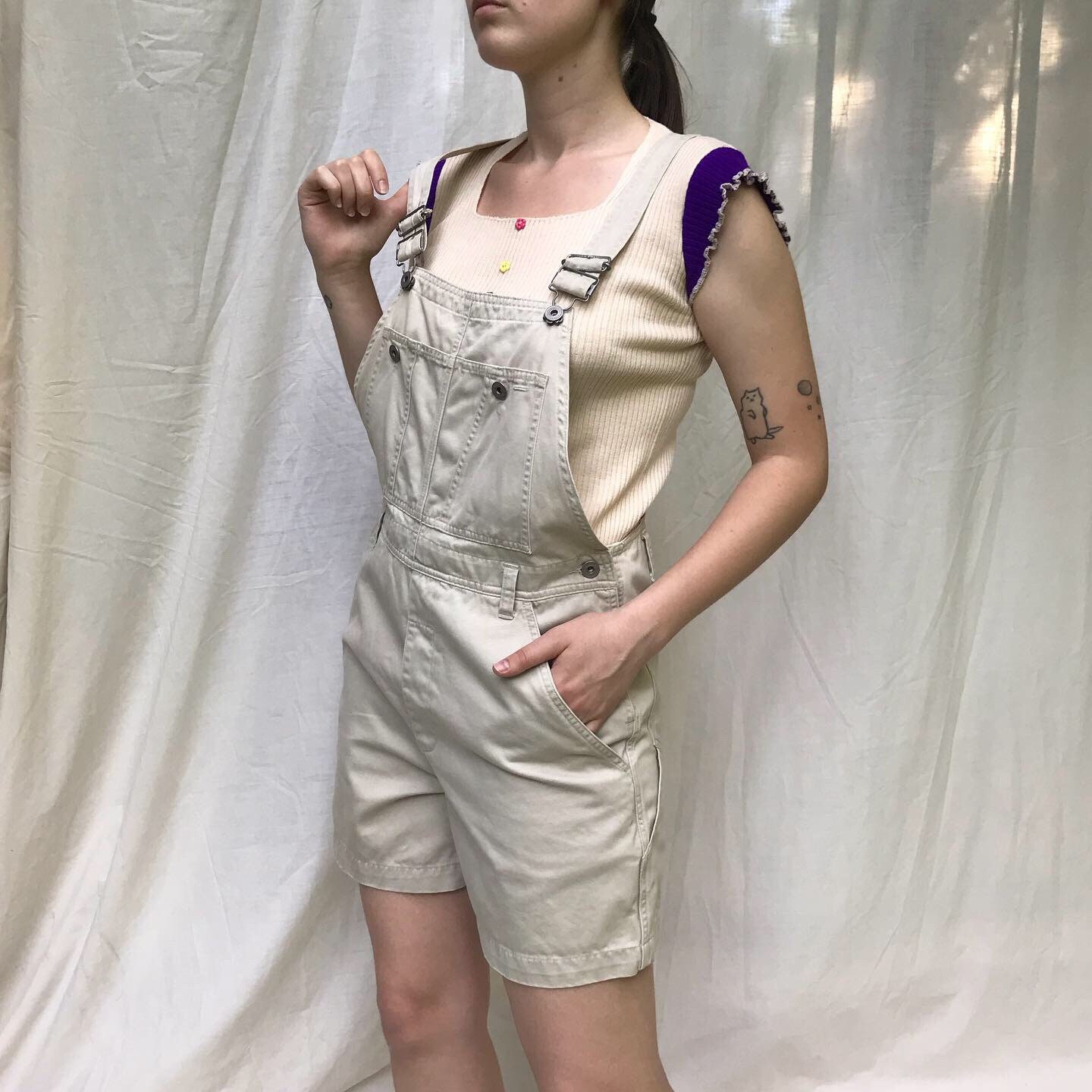 Vintage Calvin Klein Jeans Jumpsuit Shorts Made in USA Beige - Etsy Vintage Calvin Klein Jeans Jumpsuit Shorts Made in USA Beige - Etsy