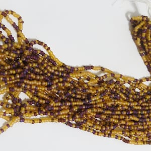 10/0 Matte Tortoiseshell Czech Seed Bead Hanks