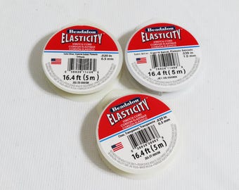 Filo Elastico Beadalon Elasticity Per Gioielli - Diametro 1mm, Bobina Da 5 Metri, Trasparente, Per Bracciali Stretch