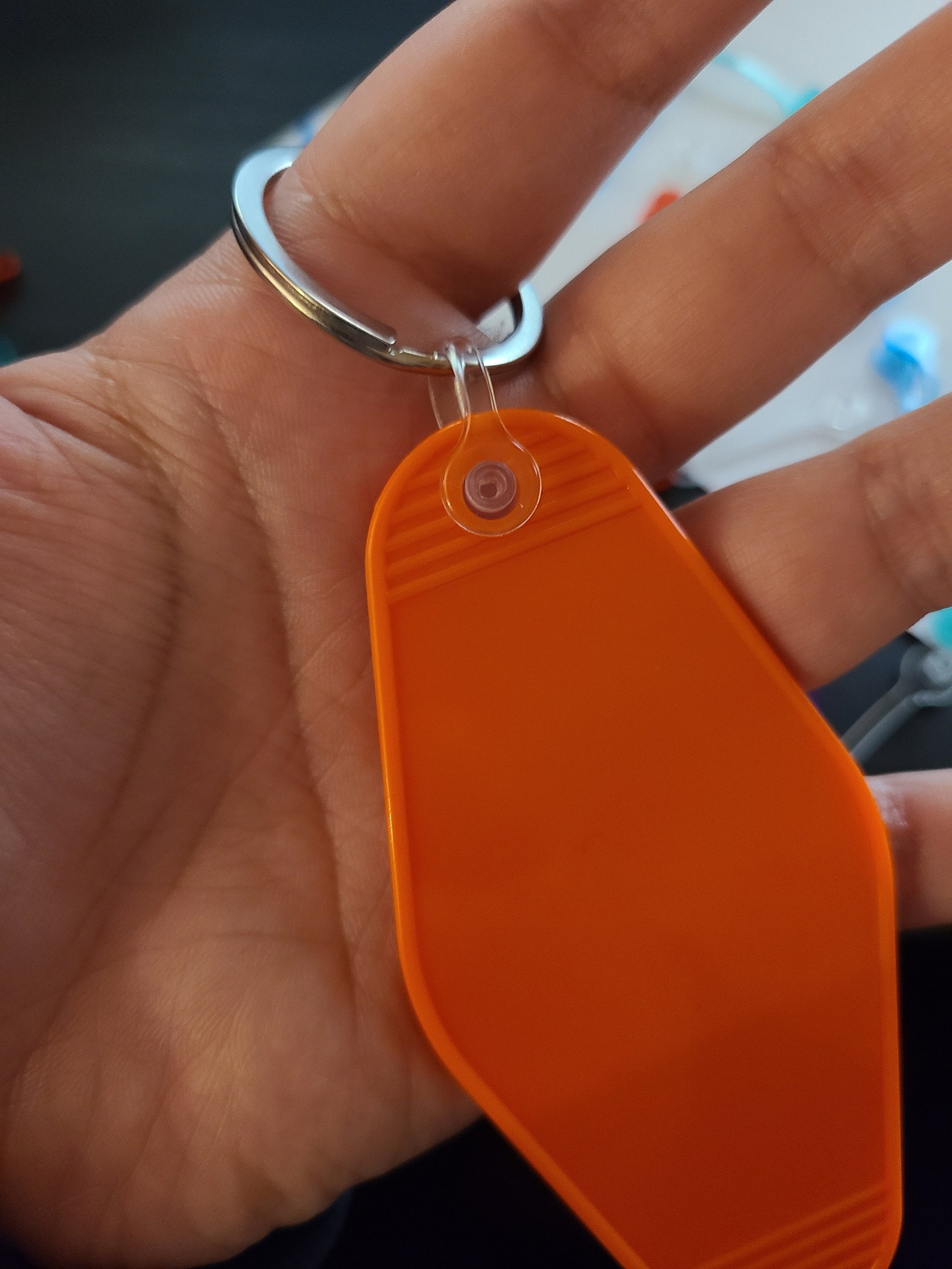 50 Pack of Plastic Keychain Tabs Connector Etsy