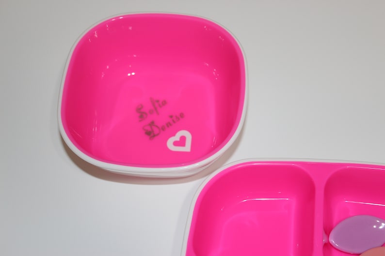 MORE COLOR OPTIONS Personalized Munchkin Bowl Great for Day Care Personalized Gift Personalized Baby Gift Engraved Personalized