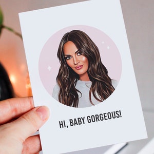 Rhoslc Card, Bravo Birthday Card, Lisa Barlow, Salt Lake City, Bravo Gift, Birthday Card, RHOSLC card, Real Housewives, Galentine’s Day