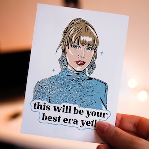 Your Best Era Card, Happy Birthtay, Tay Birthday Card, Tay Celebration Card