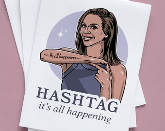 Scheana Shay It's Happening Tattoo, Bravo card, VPR, Vanderpump Rules Card, Reality TV card, Scandoval gift