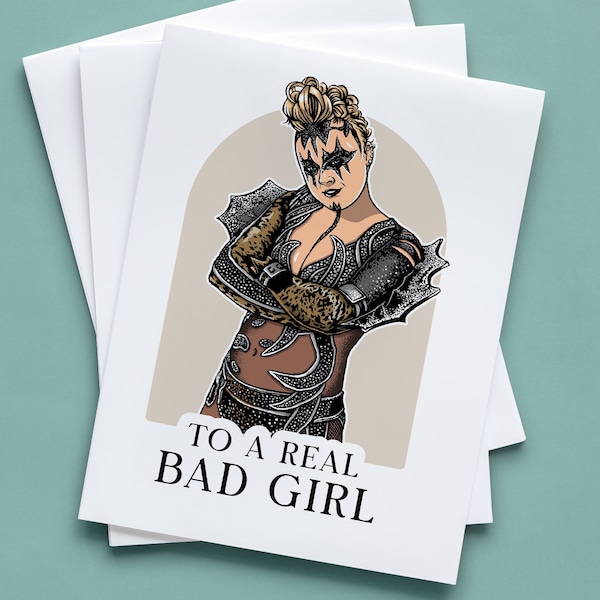 JoJo Bad Girl Card, JoJo Karma greeting card