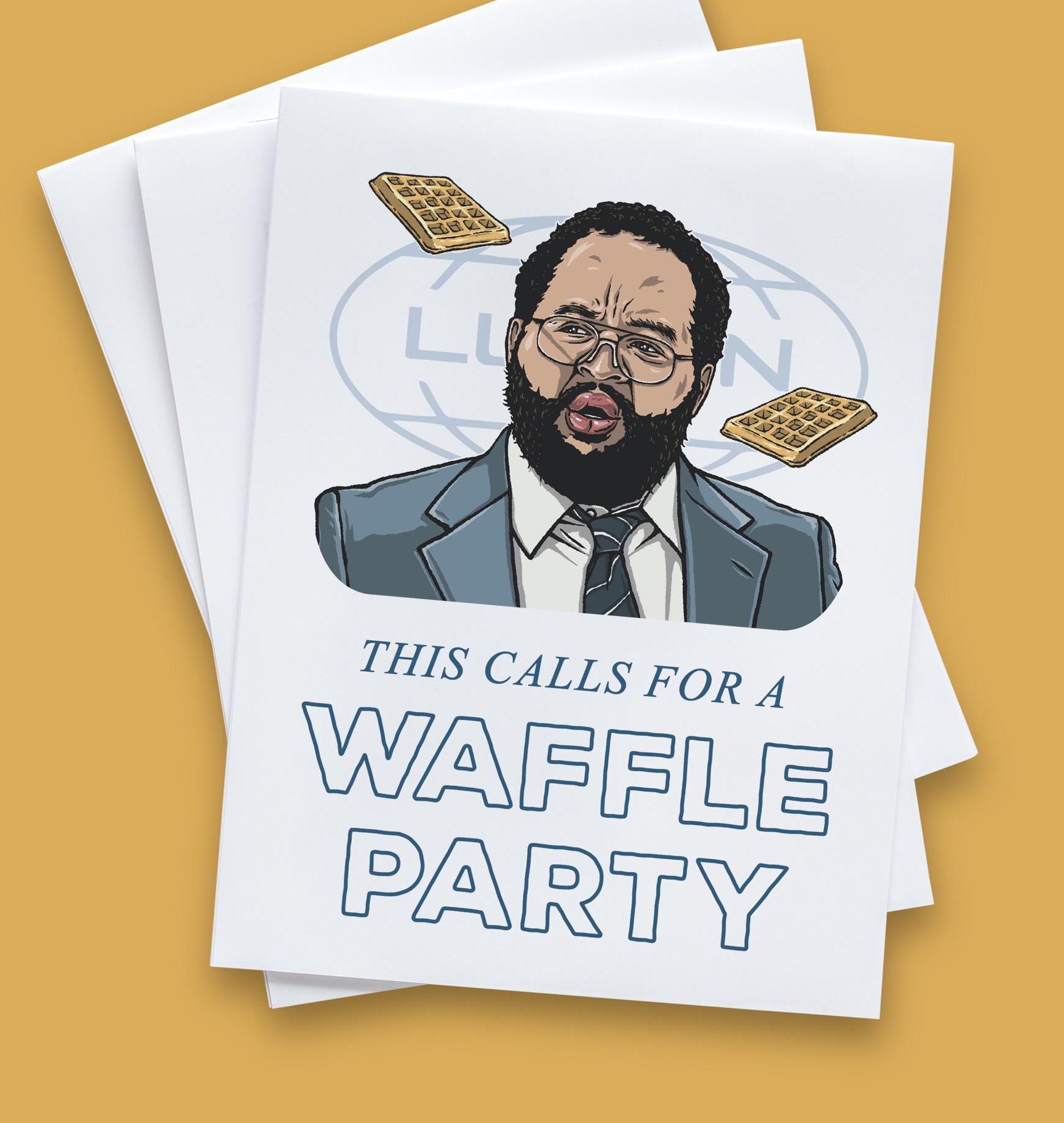 Waffle Party Card