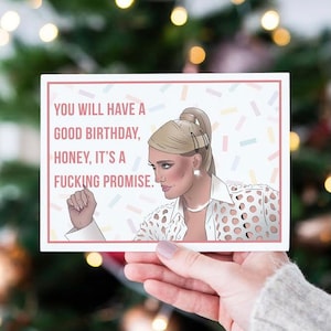 Erika Jayne RHWBH Birthday Card RHWOBH Beverly Hills Real Housewives