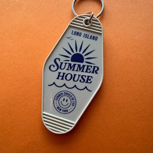 Long Island Summer House Keychain, Hamptons Inspired Gift, Summer Share Keychain, New York Beach Gift, Reality TV Fan Gift