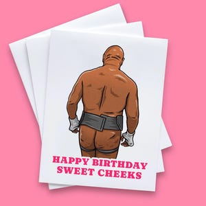 Cheeky Boxing Birthday Card