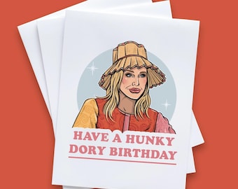 Real Housewives RHOBH, Kathy Hilton, Who Is Hunky Dory? Beverly Hills, Paris Hilton, RHW Birthday Card, bravo birthday card, bravo gifts