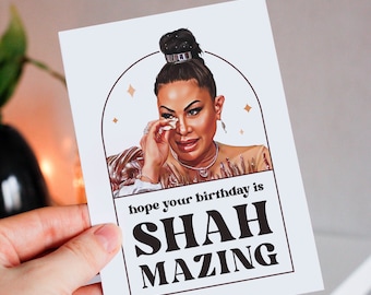 Rhoslc Card, Bravo Birthday Card, Jen Shah, Salt Lake City, Bravo Gift, Funny Birthday Card, RHOSLC card, Real Housewives, Bravo TV fan