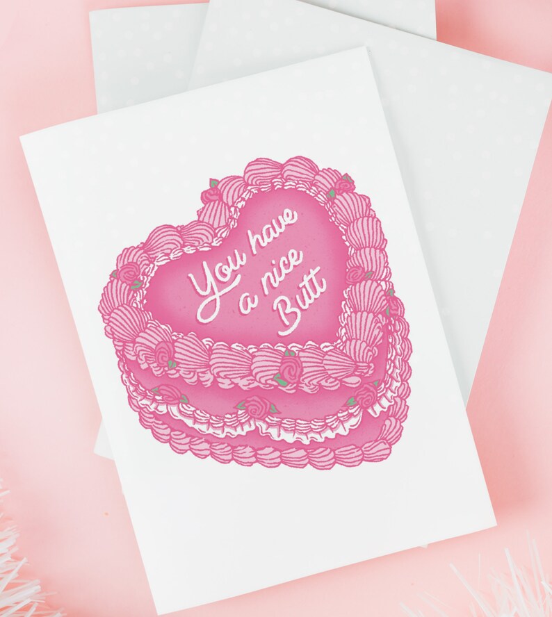 Funny Valentine's Day You Have A Nice Butt Card image 1