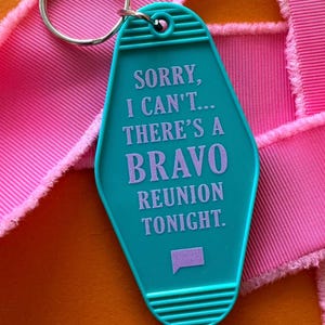 Bravo TV Keychain, Reality TV Lover Gift, Real Housewives Fan, Andy WWHL, Funny Pop Culture Keychain, Summer House, Below Deck