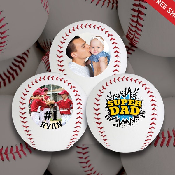 Personalized Baseball Perfect for Father's Day, Birthday Gifts, Corporate, School, Team Sports Events, Memorabilia