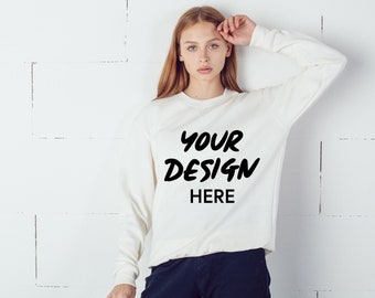 Customizable Crewneck Sweatshirt: Full Color Photo Print, Personalized Design