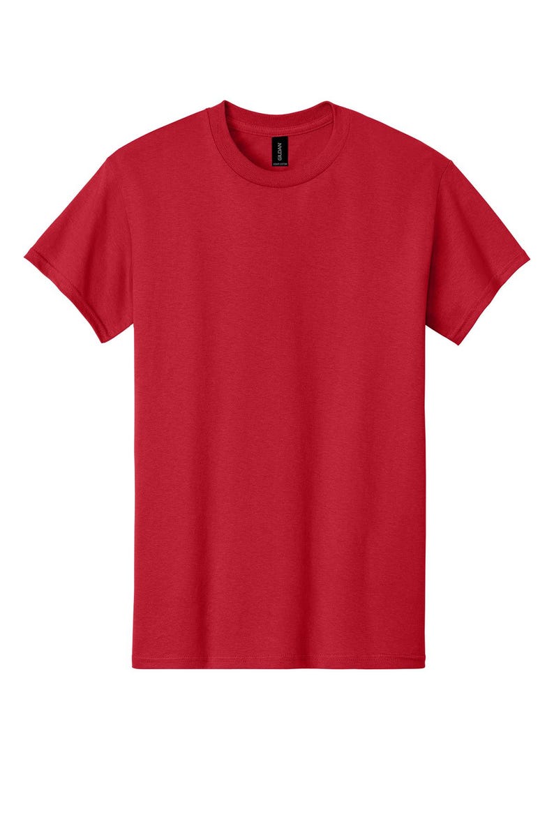Custom Graphic T-Shirt Unisex 100% Cotton Tee Full Color Print Made to Order Rosso