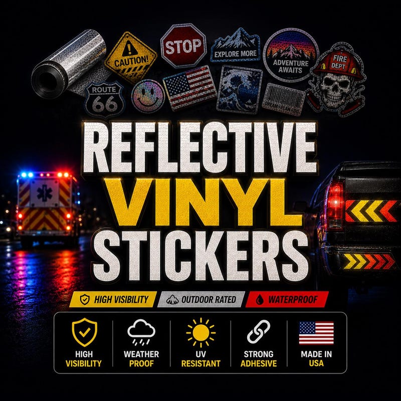 Reflective Truck Stickers - Etsy