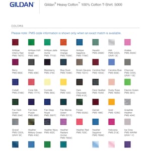 Custom Graphic T-Shirt Unisex 100% Cotton Tee Full Color Print Made to Order immagine 19