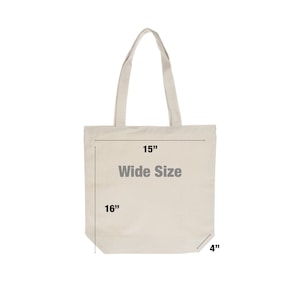 Personalized Canvas Tote Bag Machine Washable Perfect for Beach ...