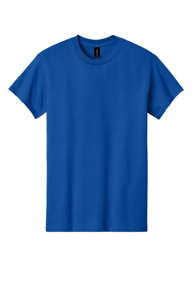 Custom Graphic T-Shirt Unisex 100% Cotton Tee Full Color Print Made to Order Royal Blue