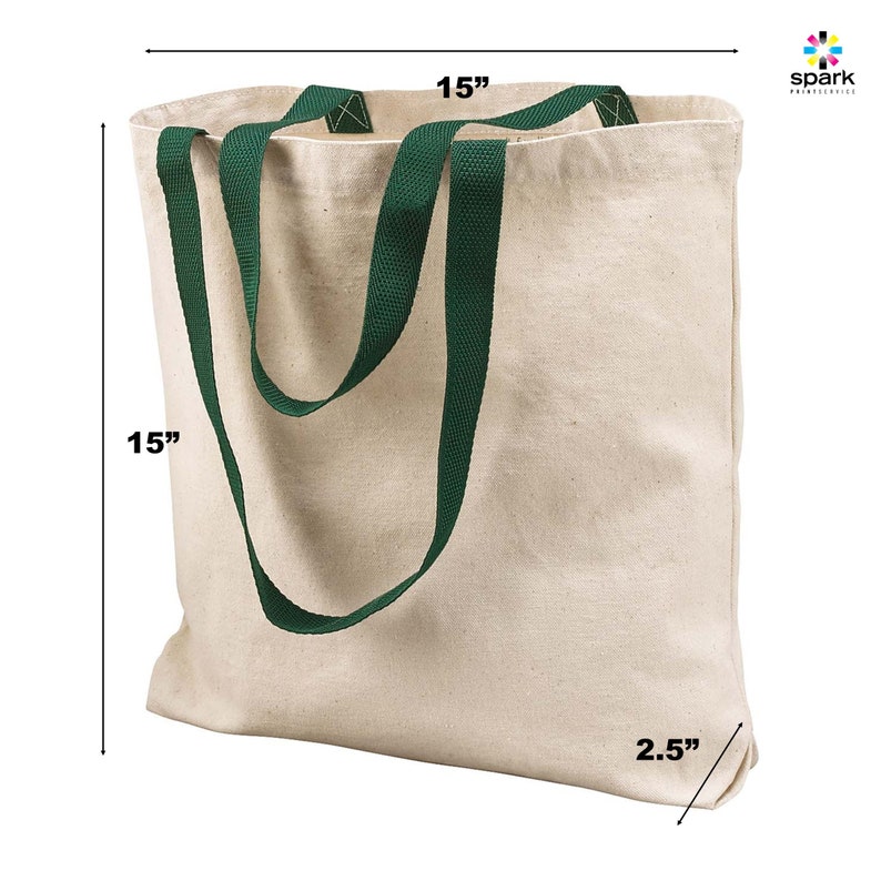 Personalized Canvas Tote Bag Machine Washable Perfect for Etsy