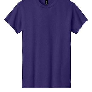Custom Graphic T-Shirt Unisex 100% Cotton Tee Full Color Print Made to Order Viola