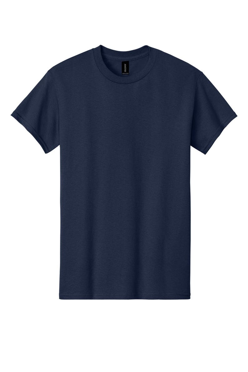 Custom Graphic T-Shirt Unisex 100% Cotton Tee Full Color Print Made to Order Navy