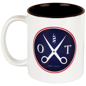 Taza de café personalizada con foto, texto personalizado, taza de té, decoración de oficina White/Black Mug