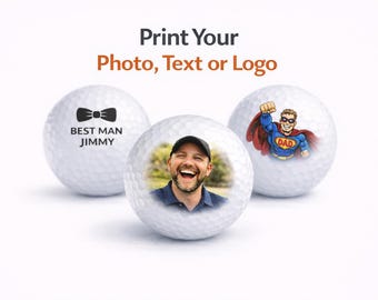 Personalized Photo Golf Balls: Father's Day, Bachelor Party Gift