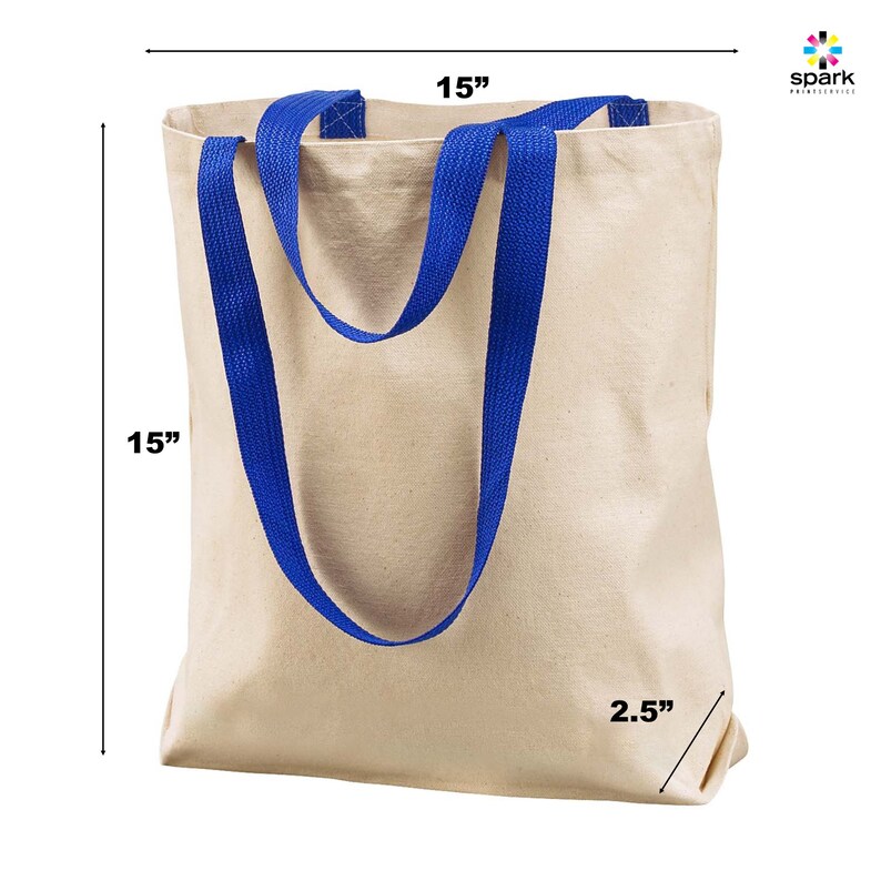 Personalized Canvas Tote Bag Machine Washable Perfect for Etsy